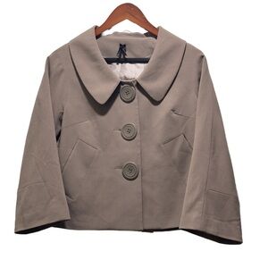 Lapis Tan cropped blazer Size Small